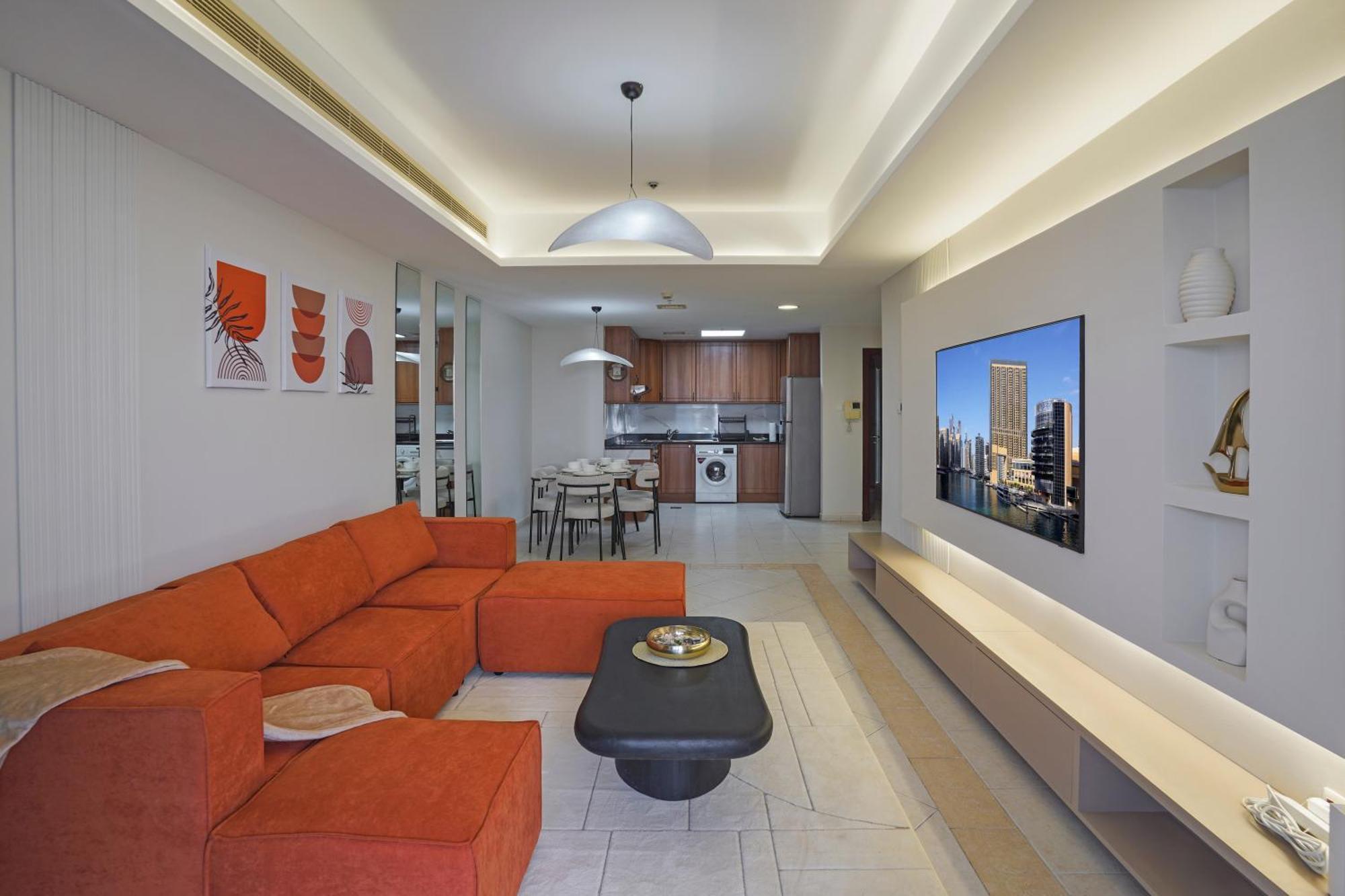 28- Cozy 2br In Marina - Ideal For Family And Long Apartment Dubai